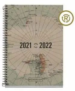 Agenda Escolar Reciclado Eco Worldmap11,7X17,4Cm S