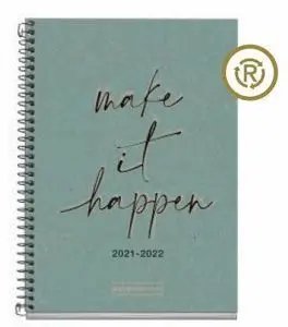 Agenda Escolar Reciclado Eco Write Azul 11,7X17,4C