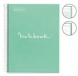 Cuaderno Tapa Dura A5 Puntos 80H Emotions Mr Menta