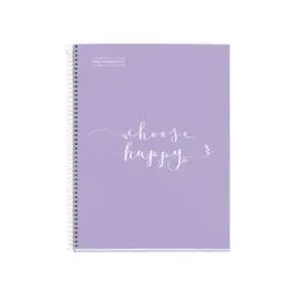 Cuaderno Tapa Dura A4 Horizontal 80H Messages Mr L