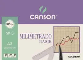 Papel Milimetrado A3 Guarro-Canson