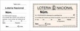 Talonario Loteria Medio Cuarto T-17