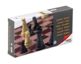 Juego de Mesa Ajedrez Damas Magnetico Pequeño