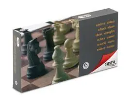 Juego de Mesa Ajedrez Damas Magnetico Grande