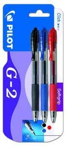 Boligrafo Pilot G-2 Tinta de Gel Retractil Negro,