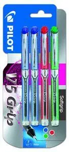 Rotulador Pilot V5 Grip Tinta Liquida 2 Azul, Rojo