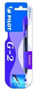 Boligrafo Pilot G-2 Tinta de Gel Retractil Violeta