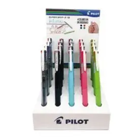Expositor 20 Boligrafos Pilot Supergrip G 4 Colore