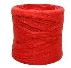 Rollo Cinta Rafia 15Mmx200M Rojo