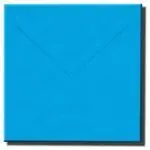 Sobre 17X17 80Gr Azul Turquesa