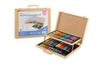 SET BELLAS ARTES 106 PIEZAS MALETIN MADERA