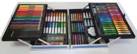 Maletin Aluminio Junior Art Studio 132 Piezas