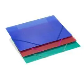 Carpeta de Gomas y Solapas Carchivo Pp Transparente Fº