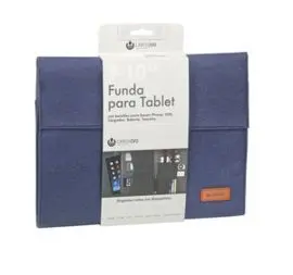 Funda Tablet Venture 10. 1 Bolsa Solapa Azul
