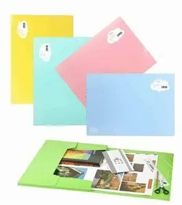 Carpeta Dibujo A3 Solapas Soft Pp Xxl Goma Salmon