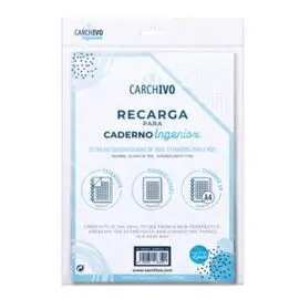 Recambio Bloc Ingeniox A4 50H Cuadro 5X5