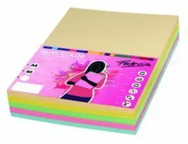Papel A4 80Gr 100H 10 Colores Pastel Surtidos