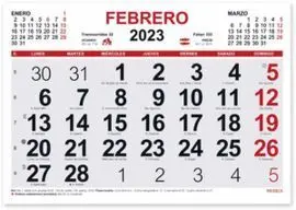 Calendario Mensual 2023