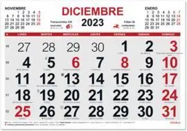 Calendario Mensual 2023