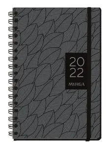 Agenda Anual 2022 Texture Dia Hojas Myrga