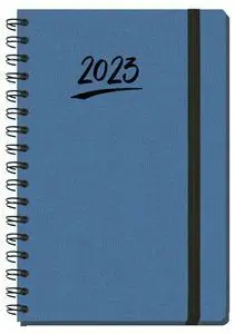 Agenda Anual 2023 Sv Nature S13 Wireo Td Tela Azul