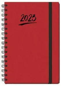 Agenda Anual 2023 Sv Nature S13 Wireo Td Tela Rojo