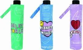 Paraguas Mini Señora Smiley World Hucha