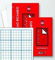 Recambio Fº 100H 4 Taladros 60G Rayado 46