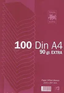 Papel A4 90Gr Liso Paquete 100H