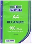 Recambio A4 100H 90Gr 4/T Milimetrado
