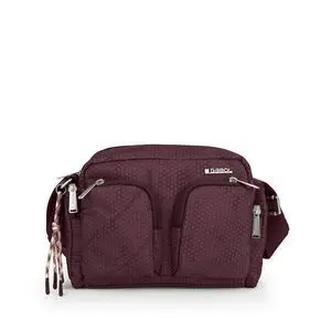 Bolso Bandolera Bolsillos 21X16 Aitana Burdeos