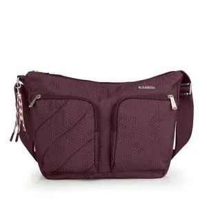Bolso Bandolera Media Luna 33X23 Aitana Burdeos
