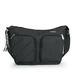 Bolso Bandolera Media Luna 33X23 Aitana Gris
