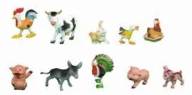 Figuras Surtidas Arboles para Belen Bolsa 8 uds