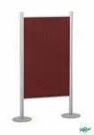 Mampara Modular 2 Caras Corcho Tapizado 100X150 Ma