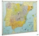 Mapa España 103X129 Marco Aluminio