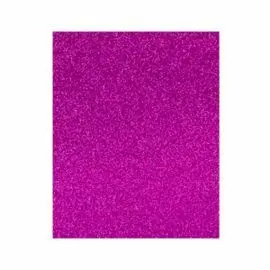 Lamina Goma Eva 20X30 Fucsia Efecto Purpurina