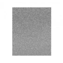 Lamina Goma Eva 20X30 Plata Efecto Purpurina