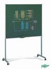 JUEGO SOPORTE METALICO PARA PIZARRA CON RUEDAS