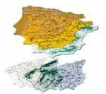 Plantilla Mapa España Pequeño 250G B/3 Surtidos