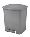 PAPELERA DE PEDAL GRIS CAPACIDAD 22 LITROS