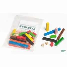Regletas Madera 44 1X1 Bolsa 60 Unid