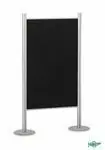 Mampara Modular 2 Caras Corcho Tapizado 100X150 Ma