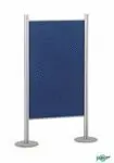 Mampara Modular 2 Caras Corcho Tapizado 100X150 Ma