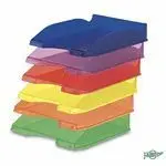 Bandeja Plastico 93 Apilable Translucida Amarillo