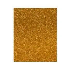 Lamina Goma Eva 20X30 Naranja Efecto Purpurina