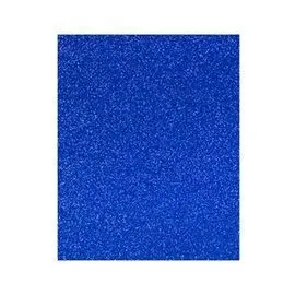 Lamina Goma Eva 20X30 Azul Efecto Purpurina