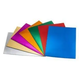 Lamina Goma Eva 40X60 Plata Efecto Metalizado