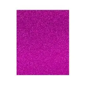 Lamina Goma Eva 20X30 Fucsia Efecto Purpurina
