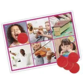 Juego Bingo: Acciones e Instrumentos Musicales